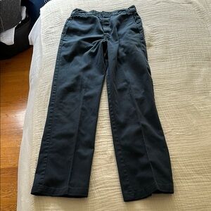 Dickies straight leg work pant size 28 dark blue/green
